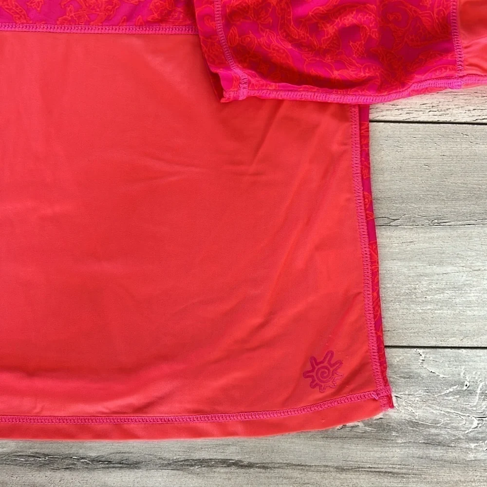 UV Skinz UPF 50+ swim sun protection long sleeve shirt top size Large